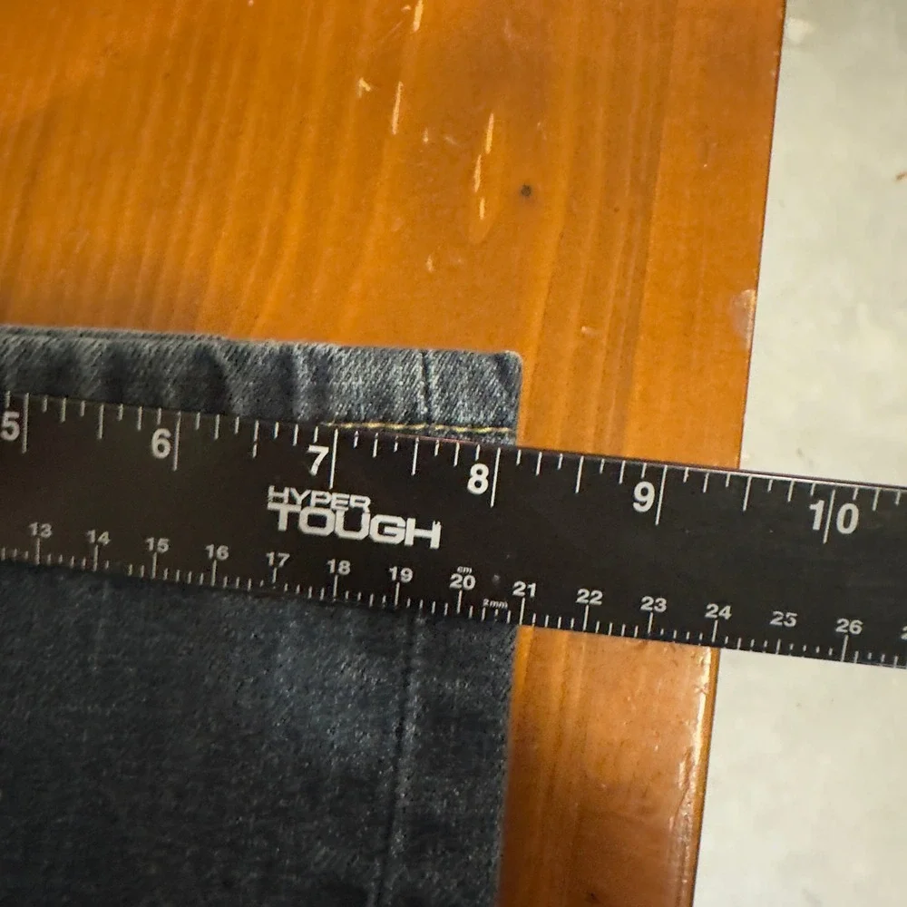 Levis 505 Regular Fit Straight Leg Jeans Men 36x34 Blue Dark Wash Baggy Heritage